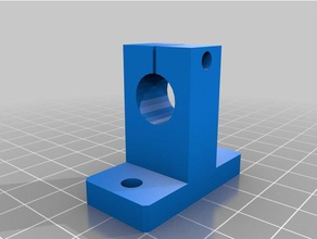 12 mm shaft support modified 3d printer parts 3d print model - Mito3D