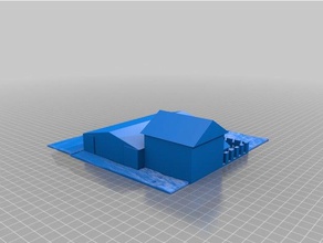 Scheune Gebäude & Strukturen 3d print model - Mito3D