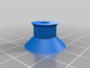 gt2 20 tooth pulley 5mm shaft 52mm idler 3d printer parts customized 3d print model - Mito3D
