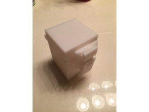 pestillo de la caja los hogares cuadro cerrar bisagra seguro 3d print model - Mito3D