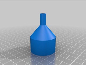 funnel household supplies customized 3d print model - Mito3D