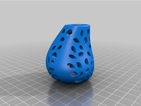 vaso decoração torcida do vasos 3d print model - Mito3D