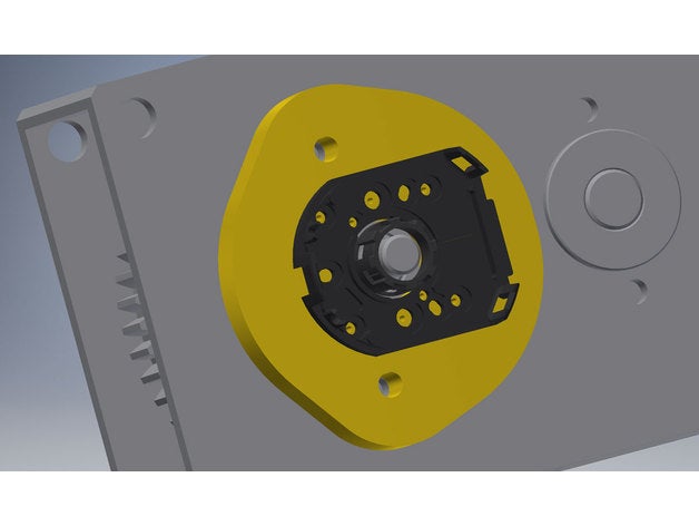 amt103-v encoder mount nanotube robotics amt103 first frc 3D print model - Mito3D