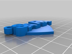 sara llavero llaveros 3d print model - Mito3D