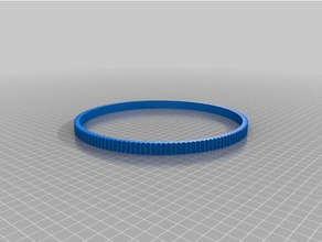 135t htd pulley thin ring 3d printer parts customized 3d print model - Mito3D