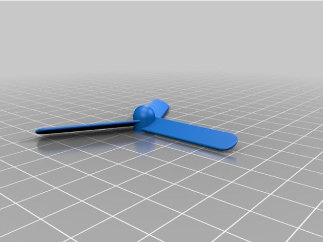 simplepropeller düşük kaliteli yazıcı r c araçlar prop pervane basit 3D print model - Mito3D