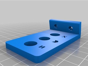 3 düğme paneli cnc parçalar 3d print model - Mito3D