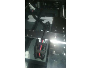 anet a8 y-Kabel-Kette underbed erweitert 3d-Drucker Teile 3d-generator Kette links Brutstätte unter Draht-management die y-Achse 3d print model - Mito3D