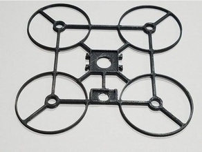 quad drone frame 85mm motors r c vehicles 3d print model - Mito3D