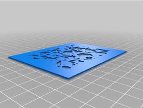 camo şablon sanat araçları özelleştirilmiş 3d print model - Mito3D