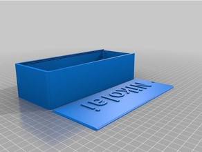 nikolai lid box containers customized 3d print model - Mito3D
