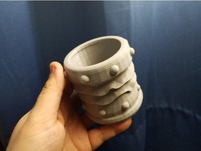 dice cup 3d print model - Mito3D