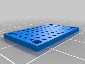 parametrik perfboard elektronik 3d print model - Mito3D