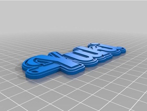 neue yuki Schlüsselbund Schlüsselanhänger kundengebundene 3d print model - Mito3D