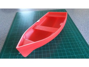 dingy r c vehicles boat row ship tender 3d print model - Mito3D
