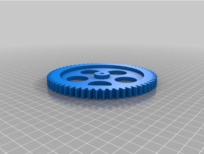my customized involute spur gear1 hobby 3d print model - Mito3D