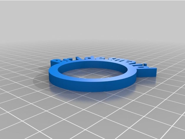 il mio personalizzato gli anelli di tovagliolo cucina & sala da pranzo su misura 3D print model - Mito3D