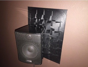 surround speaker backdrop decor 3d print model - Mito3D