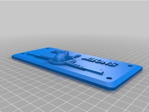 anet a8 name tag v1 3d printer parts 3d print model - Mito3D