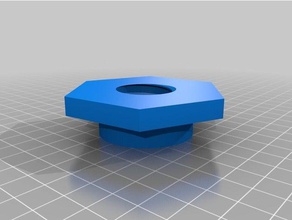 nut weight sport & outdoors hex 3d print model - Mito3D