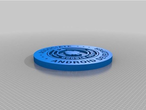associate android developer badge certification 3d print model - Mito3D