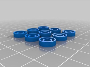 mon personnalisés customiser foyer rondelles à ressort vis m4 L'imprimante 3d de pièces personnalisé 3d print model - Mito3D