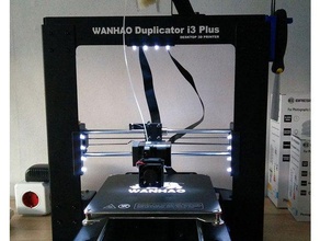 led mounts wanhao i3 other frames 3d printer accessories 3d print model - Mito3D