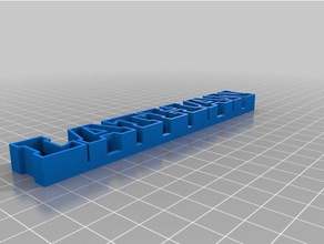 mi texto personalizado de almacenamiento las esculturas 3d print model - Mito3D