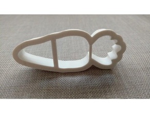 cenoura cortador de cookie cozinha e sala jantar 3d print model - Mito3D