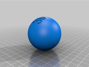 A impressão 3d nerd bola de stress office 3d print model - Mito3D