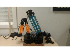 robotgeek v 2 beefyarm - robot kol 2017 bilim Olimpiyatı mod Robotik kaslı extender yedek sci oly scioly snapper yükseltme 3d print model - Mito3D