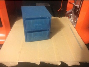 pequeño cajón del gabinete los contenedores 3d print model - Mito3D