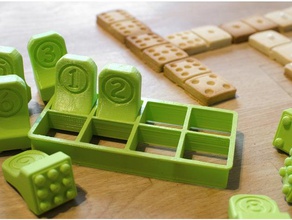 domino kurabiye kalıbı mutfak ve yemek pişirme araçları biscuit bisküvi kesici eğlenceli zencefilli oyuncak 3d print model - Mito3D