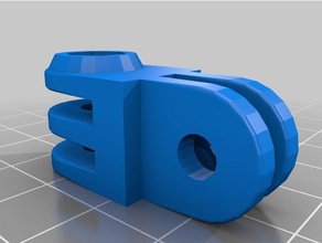 goproarm torsion de la caméra personnalisé 3d print model - Mito3D