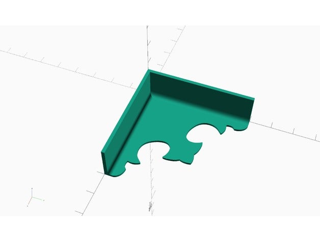angle du cadre ménage 3D print model - Mito3D