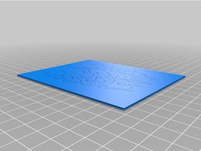 ince alev şablon sanat araçları özelleştirilmiş 3d print model - Mito3D
