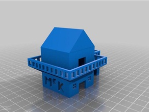 mckenna towell house 2 art 3d print model - Mito3D