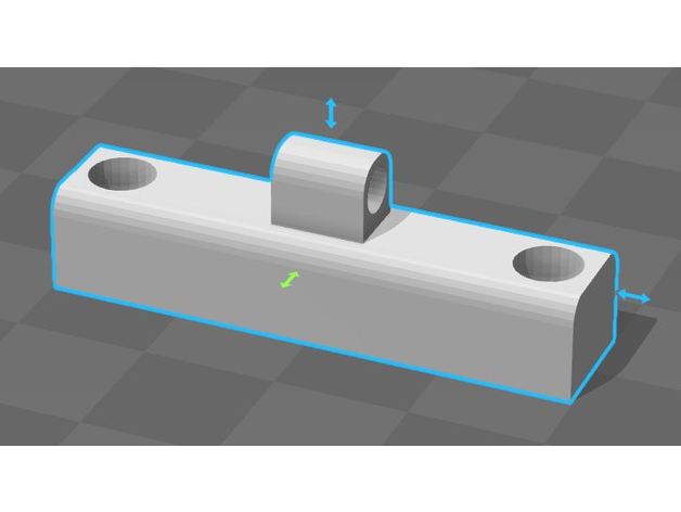 duto do ventilador suporte geeetech prusa i3 pro c Impressora 3d de peças 3D print model - Mito3D