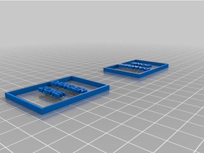 mi personalizados paramétrico de suelo signos doble extrusión y logotipos personalizado 3d print model - Mito3D