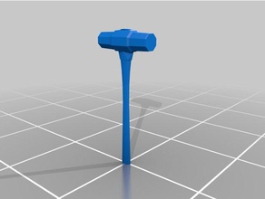 sledgehammer 3d-drucken Bau hammer der Schlitten tool utility 3d print model - Mito3D