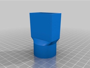 adattatore vuoto parti 3d print model - Mito3D