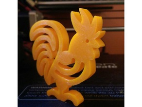 wifi rooster chinese new year animals zodiac 3d print model - Mito3D