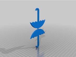 umbrella case ble beacon diy 3d print model - Mito3D