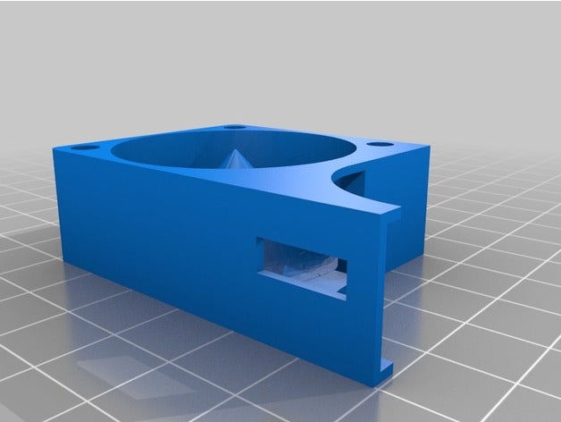 50x15 radial 40mm ventilador axial de adaptador Impressora 3d peças hotend refrigeração m150 malyan 3D print model - Mito3D