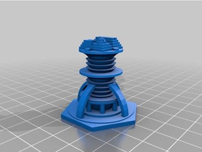 my customized futuristic city builder generator art 3d print model - Mito3D