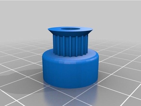 solidoodle y shaft pulley driver 3d printer parts customized 3d print model - Mito3D