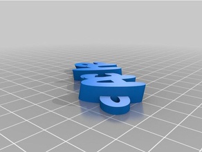 archie keyfob chaveiros personalizado 3d print model - Mito3D