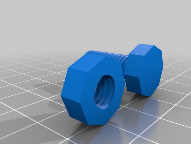 screw 2 line engineering 3D print model - Mito3D