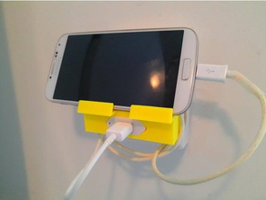 phone holder iphone like charger mobile 3d print model - Mito3D