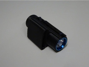 flashlight holster o-light s10r baton tool holders & boxes 3d print model - Mito3D